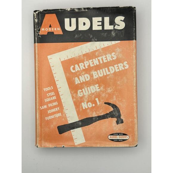 AUDELS Carpenters and Builders Guide‎ 1963 Frank P Graham Hardcover Numbers 1-3 - Picture 3 of 6